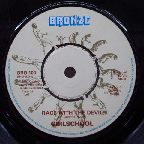 GIRLSCHOOL (ガールスクール) - Race With The Devil (UK Orig.7"+PS)