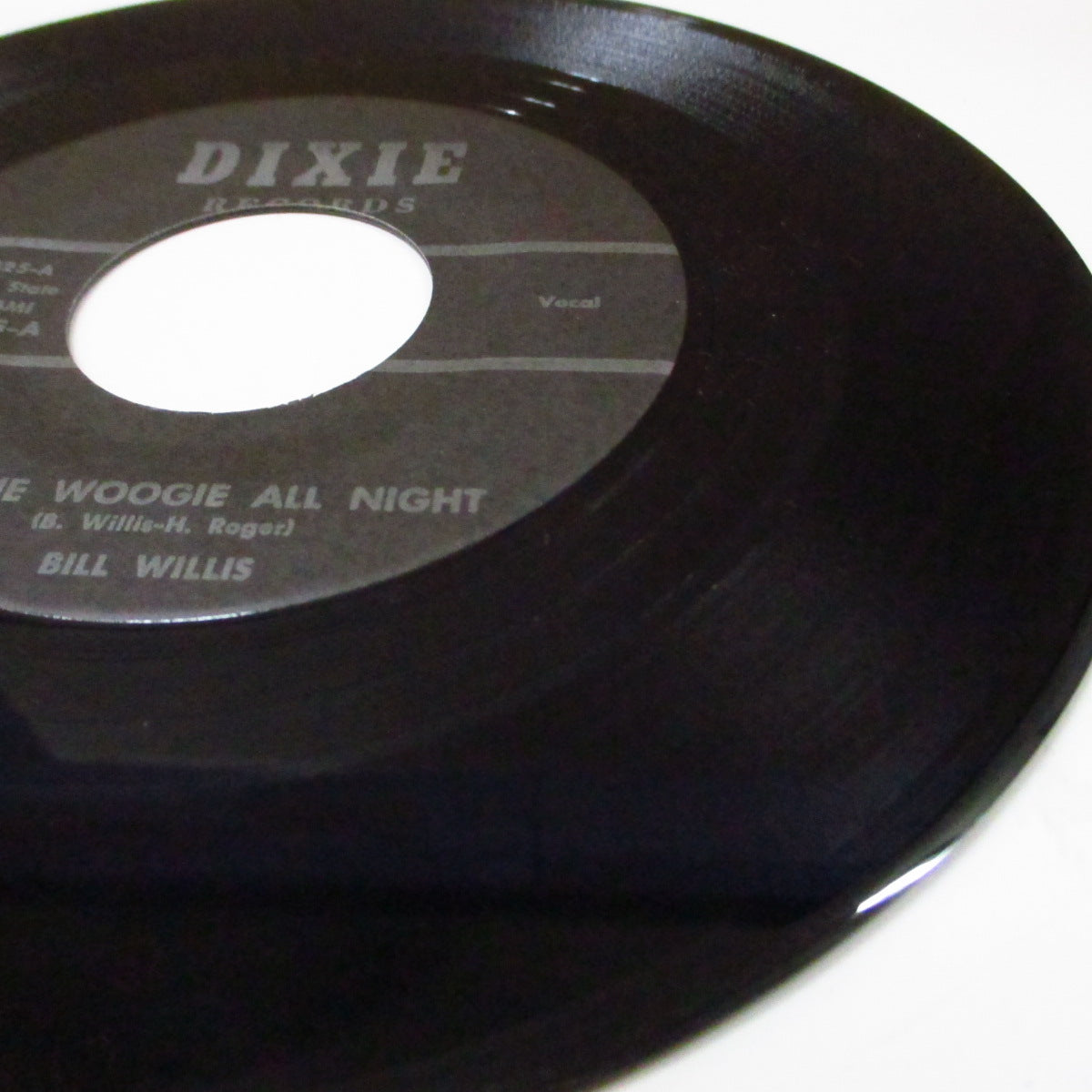 BILL WILLIS (ビル・ウィリス) - Boogie Woogie All Night (US 80's Reissuel 7")