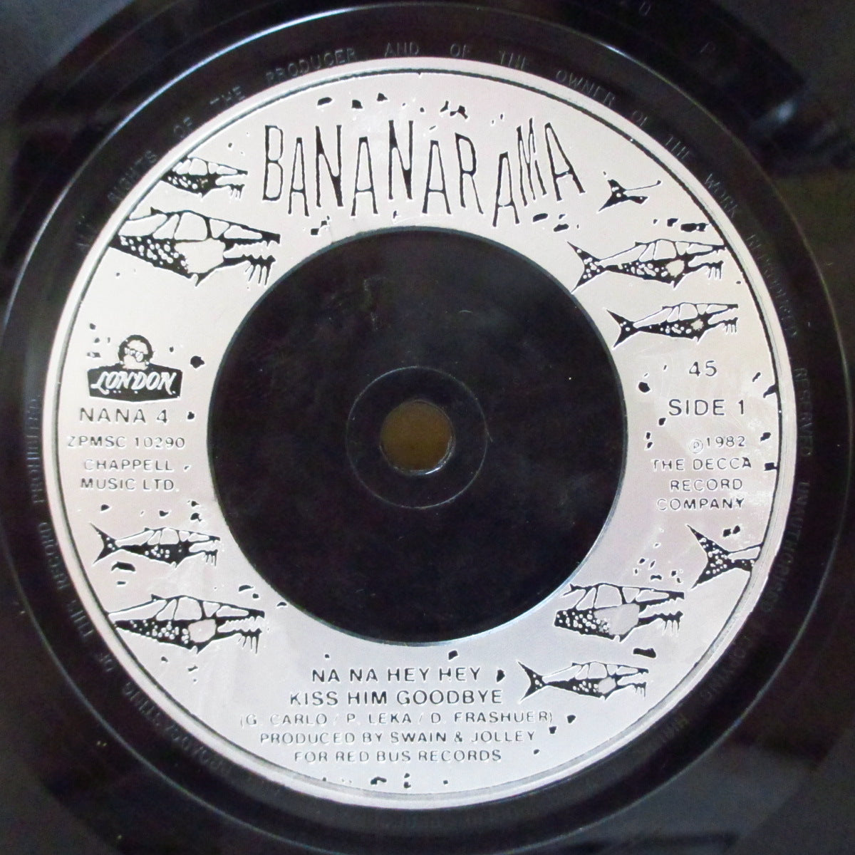 BANANARAMA (バナナラマ) - Na Na Hey Hey Kiss Him Goodbye (UK オリジナル 7"+PS)