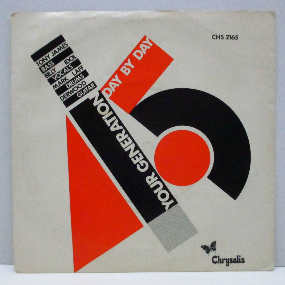 GENERATION X (ジェネレーション X) - Your Generation / Day By Day (UK オリジナル「小穴フラットセンター」 7"+裏表逆ミス装丁ジャケ)