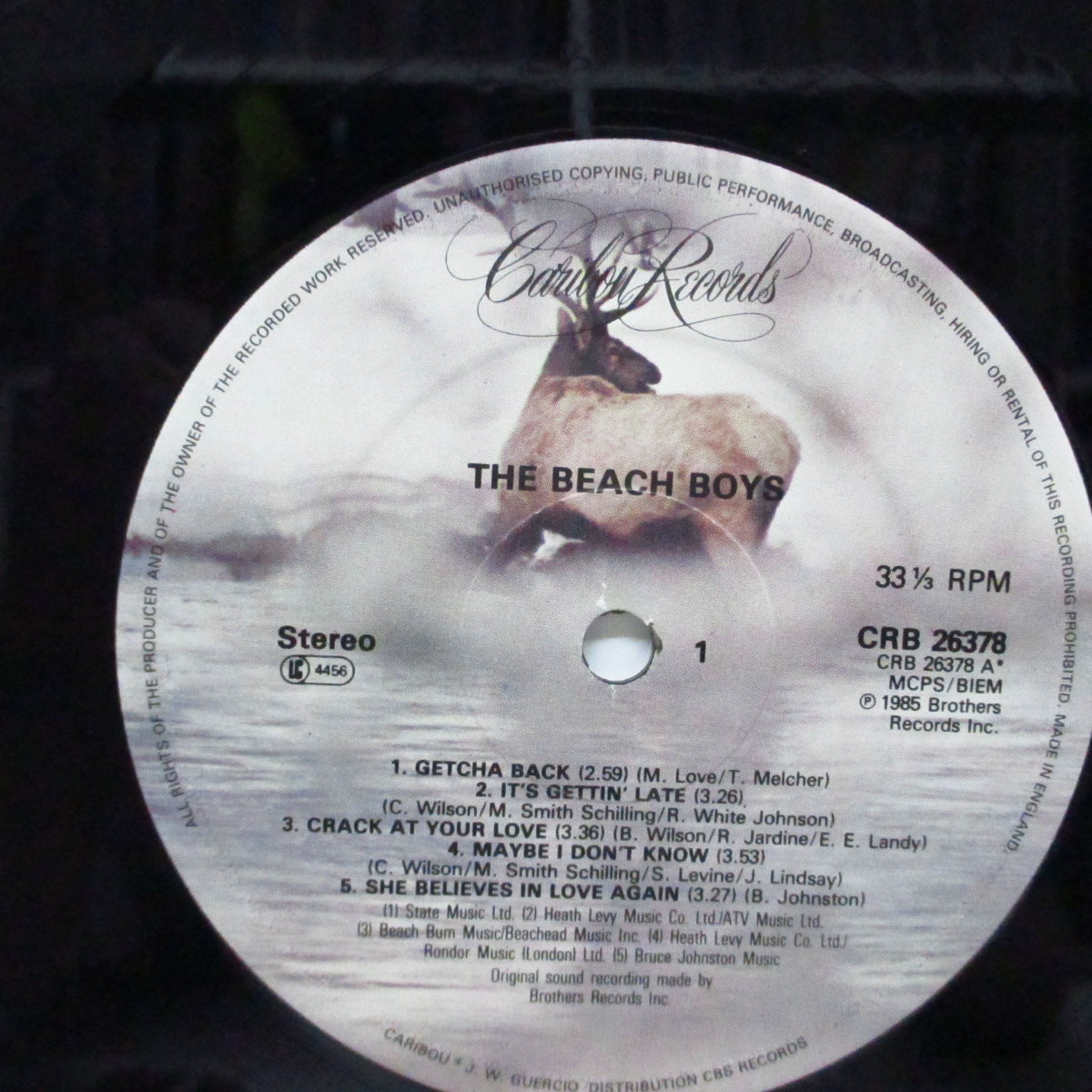 BEACH BOYS (ビーチ・ボーイズ) - The Beach Boys (UK オリジナル LP+インナー)