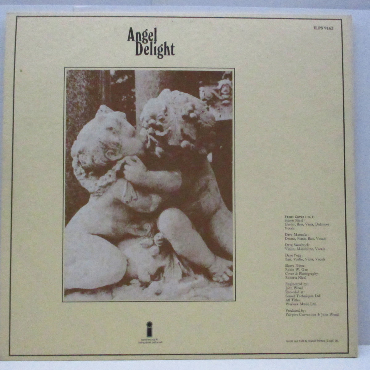 FAIRPORT CONVENTION (フェアポート・コンヴェンション) - Angel Delight (UK オリジナル 「ピンクリムラベ」LP/ざら紙見開ジャケ)