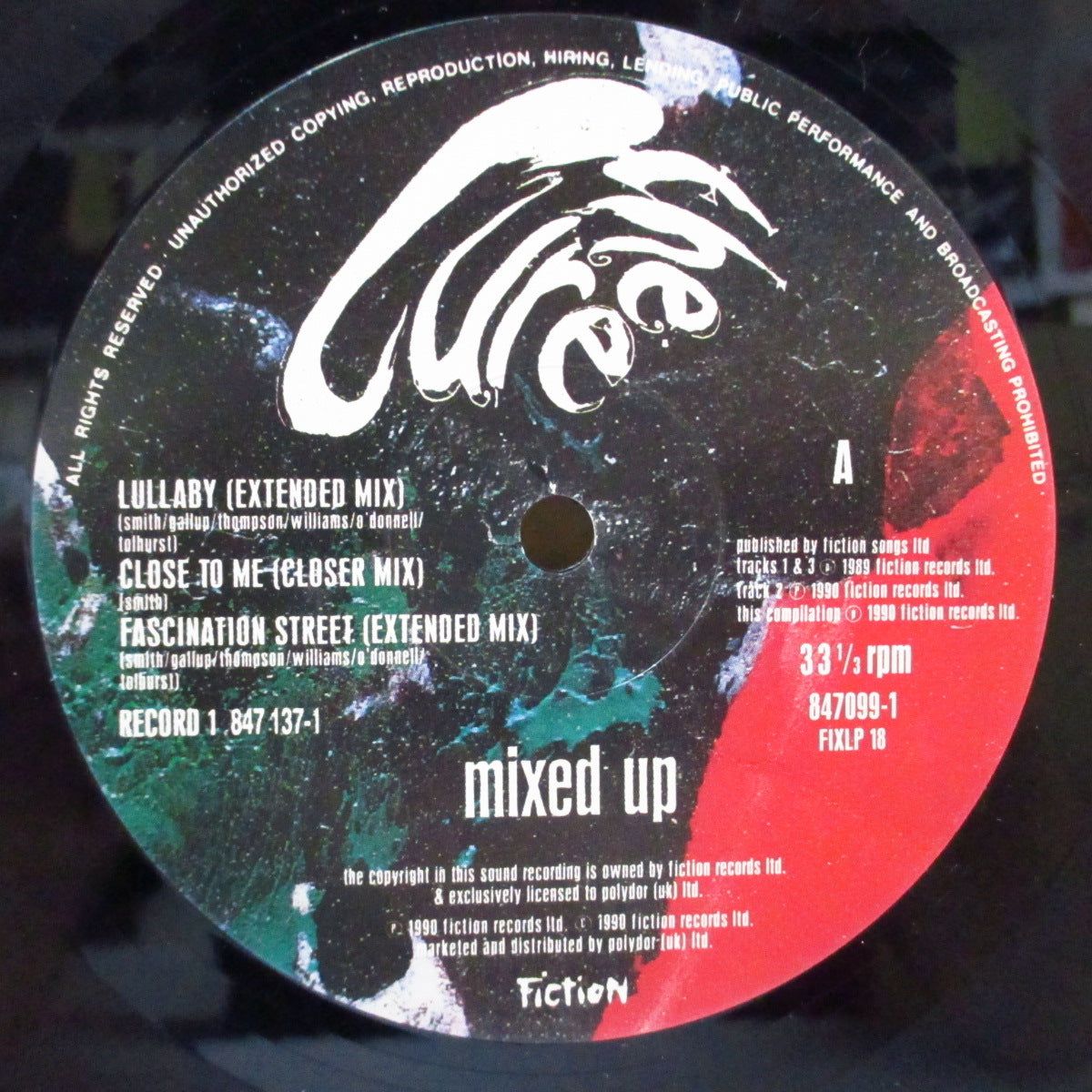 CURE, THE (ザ・キュアー) - Mixed Up (UK オリジナル 2xLP+インナー/レアステッカー付きジャケ)