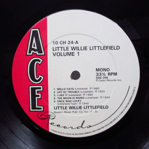 LITTLE WILLIE LITTLEFIELD - Volume 1 (UK Orig.10")