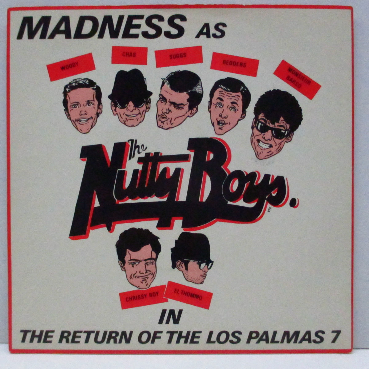 MADNESS (マッドネス) - The Return Of The Los Palmos 7 (UK オリジナル 「漫画/赤ラベ・黒盤 」7"+漫画ジャケ/B面エンドレスVer)