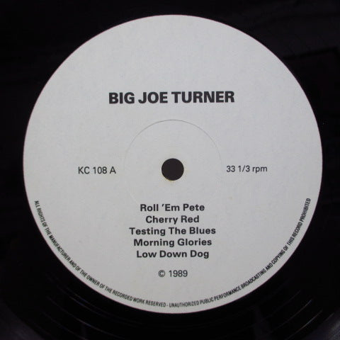 JOE TURNER (ジョー・ターナー) - The Unissued Takes (FRANCE Orig.)