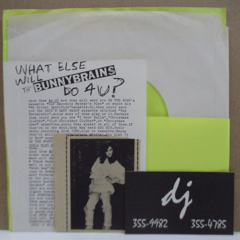 BUNNY BRAINS, THE-I'm Obsessed With My Looks / Bus Boy Bop (US Orig.7 ")