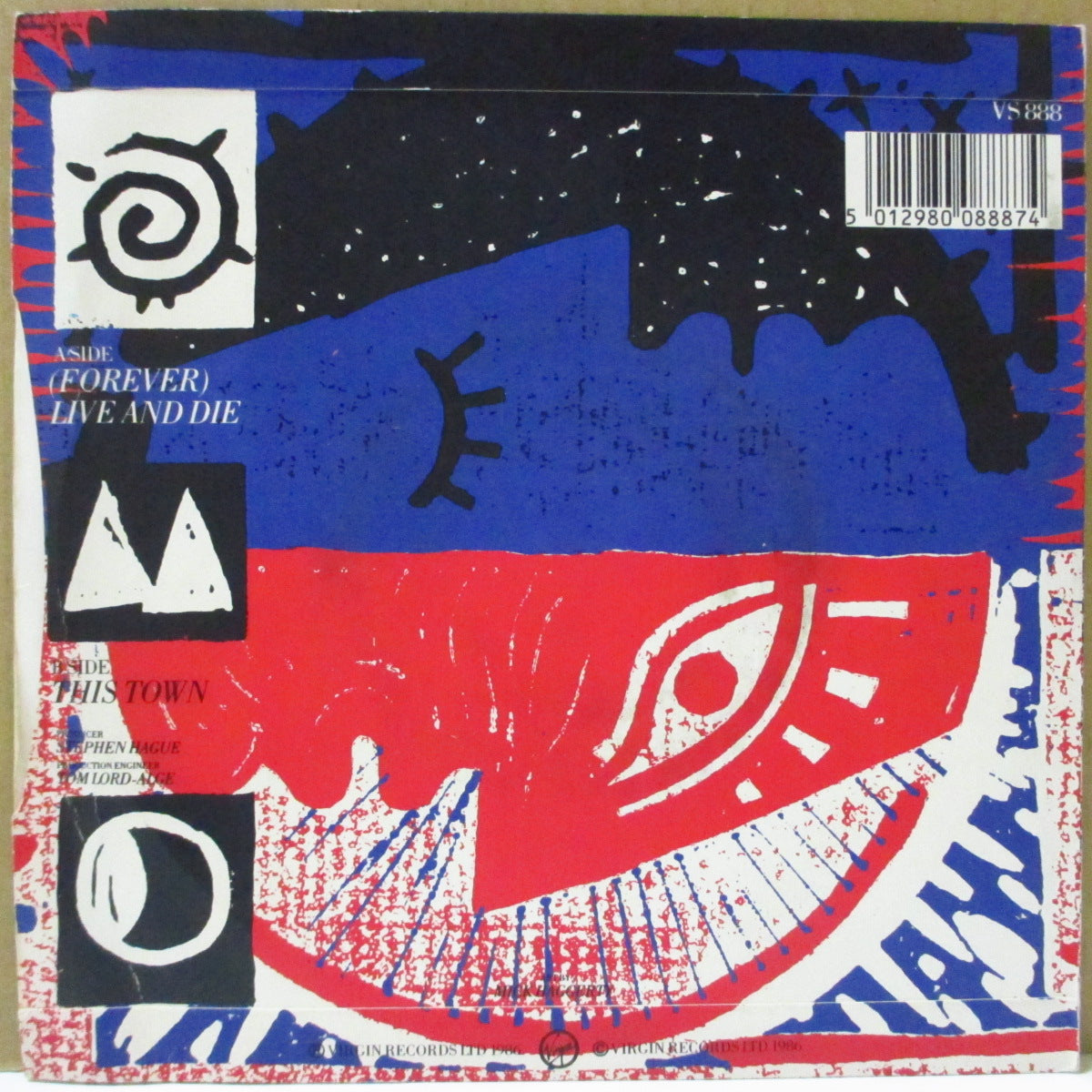 O.M.D. (Orchestral Manoeuvres In The Dark) (オーケストラル・マヌーヴァーズ・イン・ザ・ダーク) - (Forever) Live And Die (UK オリジナル 7"+PS)