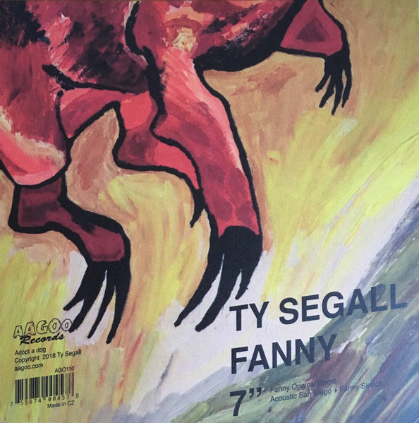 TY SEGALL (タイ・セガール) - Fanny (US 限定レッドヴァイナル 7"/廃盤 NEW)