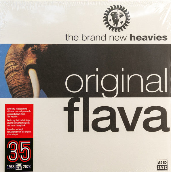 BRAND NEW HEAVIES, THE (ブラン・ニュー・ヘヴィーズ) - Original Flava (EU 限定復刻再発ホワイトヴァイナル LP/NEW)