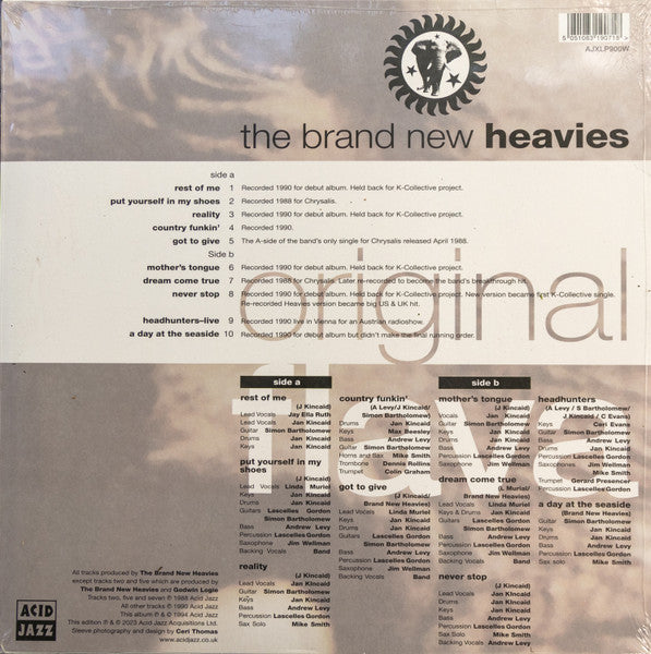 BRAND NEW HEAVIES, THE (ブラン・ニュー・ヘヴィーズ) - Original Flava (EU 限定復刻再発ホワイトヴァイナル LP/NEW)