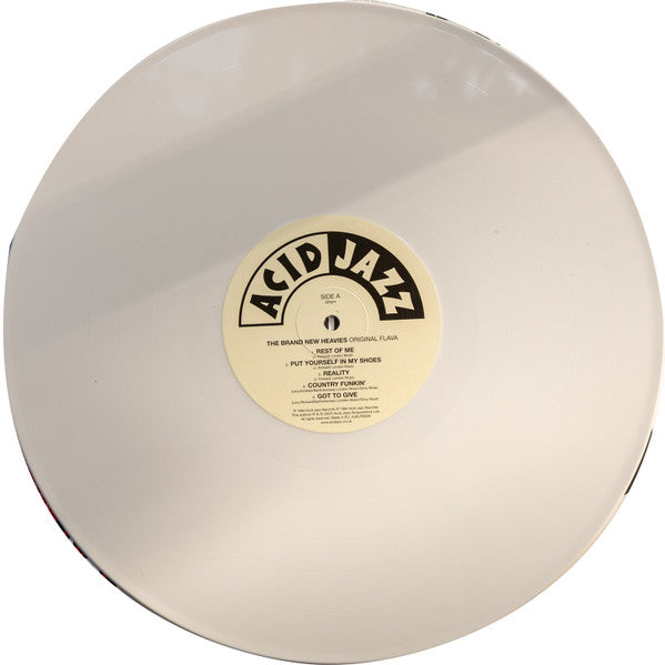 BRAND NEW HEAVIES, THE (ブラン・ニュー・ヘヴィーズ) - Original Flava (EU 限定復刻再発ホワイトヴァイナル LP/NEW)