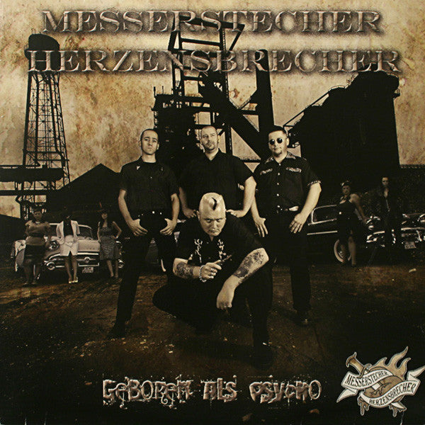 MESSERSTECHER HERZENSBRECHER (メッセルシュテッヒャー・ゲルツェンシュブレッヒャー) - Geboren Als Psycho (German 500 Ltd.Numbered Red Vinyl LP/NEW)