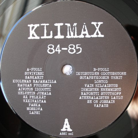 KLIMAX (クライマックス) - 84-85 (German Limited LP「廃盤 New」)