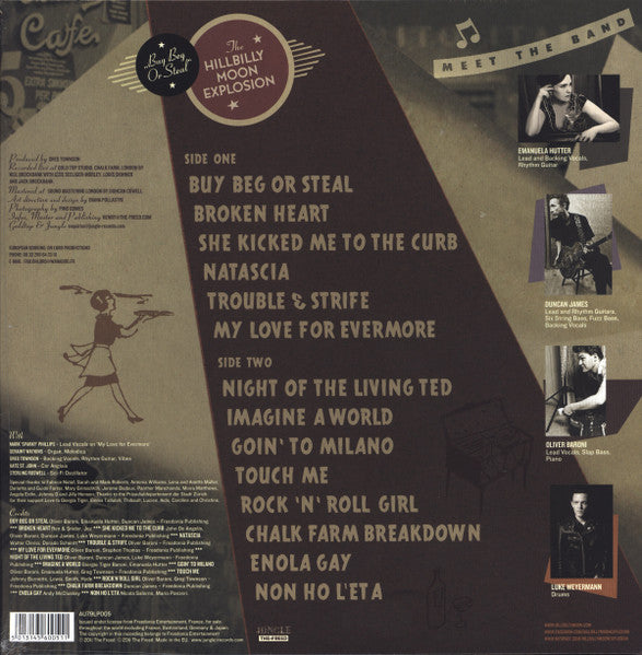 HILLBILLY MOON EXPLOSION, THE (ザ・ヒルビリー・ムーン・エクスプロージョン) - Buy Beg Or Steal (UK 限定復刻再発 LP/NEW)