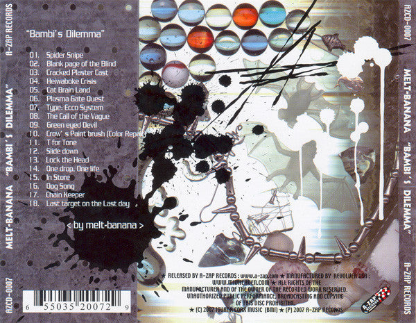MELT-BANANA (メルト・バナナ) - Bambi's Delimma (US 限定リリース CD/NEW)