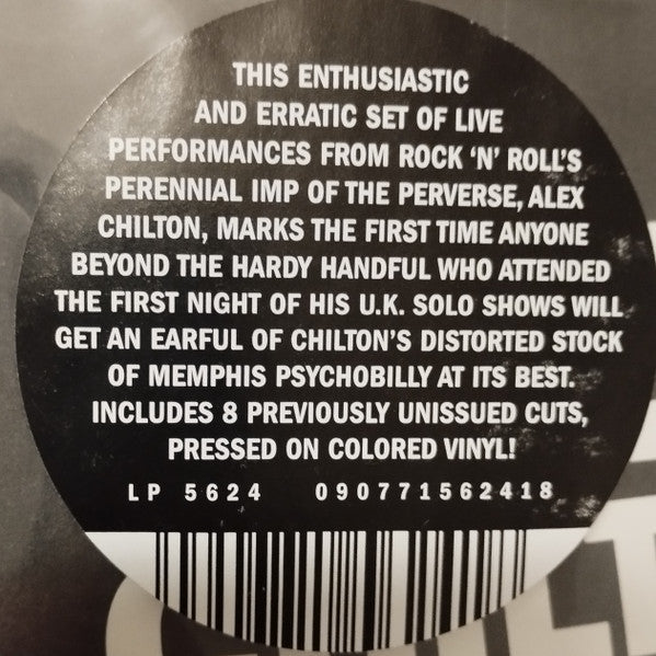 ALEX CHILTON (アレックス・チルトン) - Live In London: Encore Edition (US 限定再発「ホワイト・ヴァイナル」 2xLP/New)