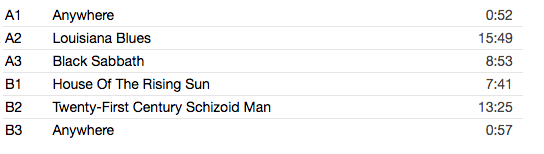 フラワー・トラベリン・バンド (Flower Travellin' Band) - Anywhere (EU 500枚限定復刻再発「オレンジVINYL」180g LP/New)