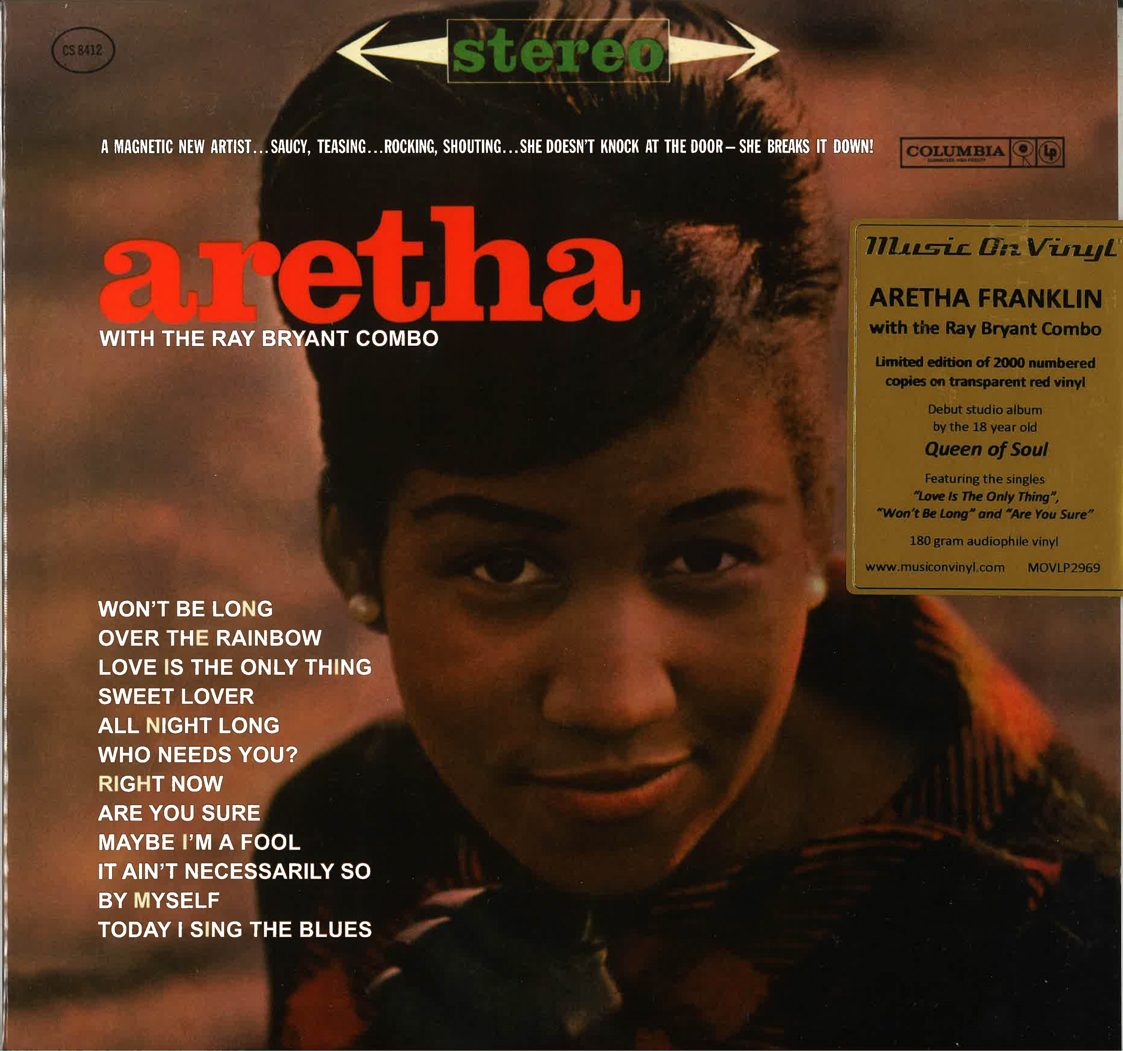 ARETHA FRANKLIN (アレサ・フランクリン) - Aretha (EU 2000 Ltd.Numbered Reissue 180g Red Vinyl LP/New)