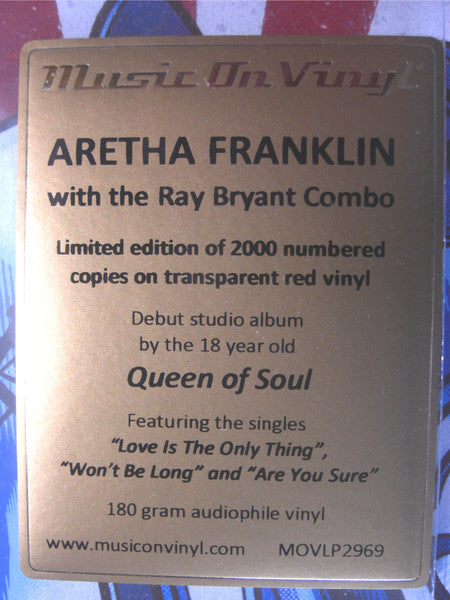 ARETHA FRANKLIN (アレサ・フランクリン) - Aretha (EU 2000 Ltd.Numbered Reissue 180g Red Vinyl LP/New)