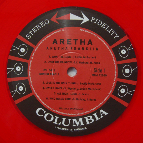 ARETHA FRANKLIN (アレサ・フランクリン) - Aretha (EU 2000 Ltd.Numbered Reissue 180g Red Vinyl LP/New)