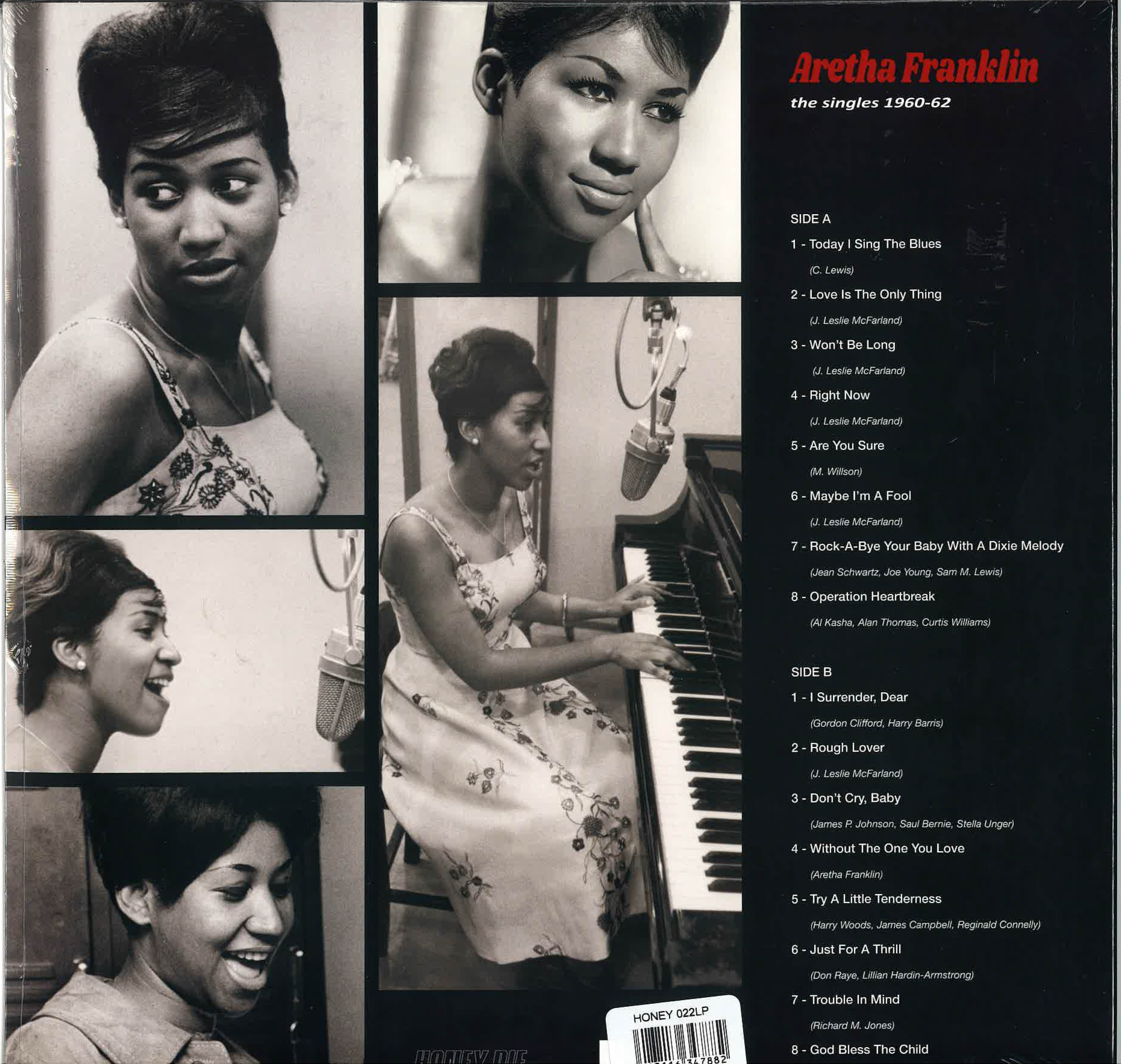 ARETHA FRANKLIN (アレサ・フランクリン) - The Singles 1960-62 (EU Limited LP/New)