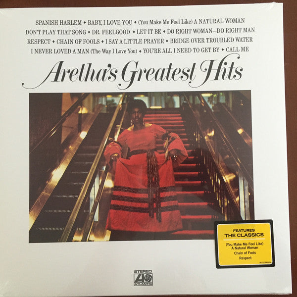 ARETHA FRANKLIN (アレサ・フランクリン) - Aretha's Greatest Hits (EU 限定復刻再発 LP/New)