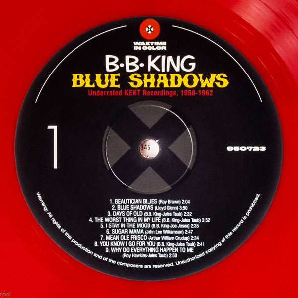B.B.KING (BB キング) - Blue Shadows (EU 限定復刻再発180g「レッド VINYL」LP/New)