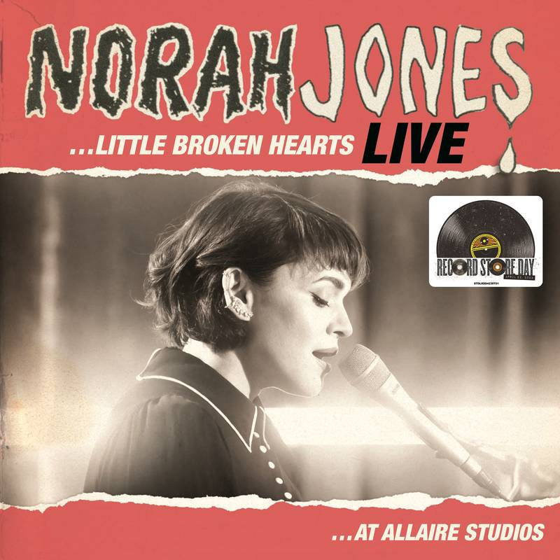 NORAH JONES (ノラ・ジョーンズ) - Little Broken Hearts: Live At Allaire Studios (US RSD 2023 限定2,500枚140g ピンクヴァイナル LP/NEW) '22年スタジオライブアルバム