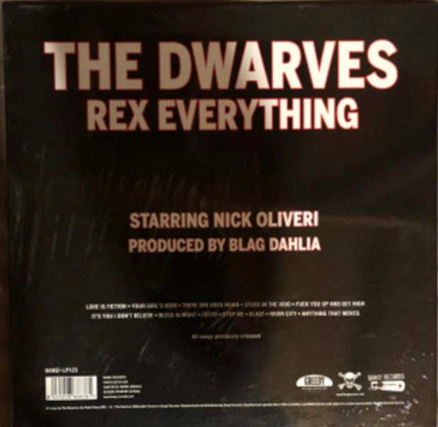 DWARVES (ドワーヴス) - Rex Everything (Spain 1,000 Limited LP/ New)