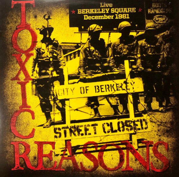 TOXIC REASONS (トキシック・リーズンズ) - Live Berkeley Square December 1981 (US Ltd.RSD 2014 Red Vinyl LP「廃盤 New」 )