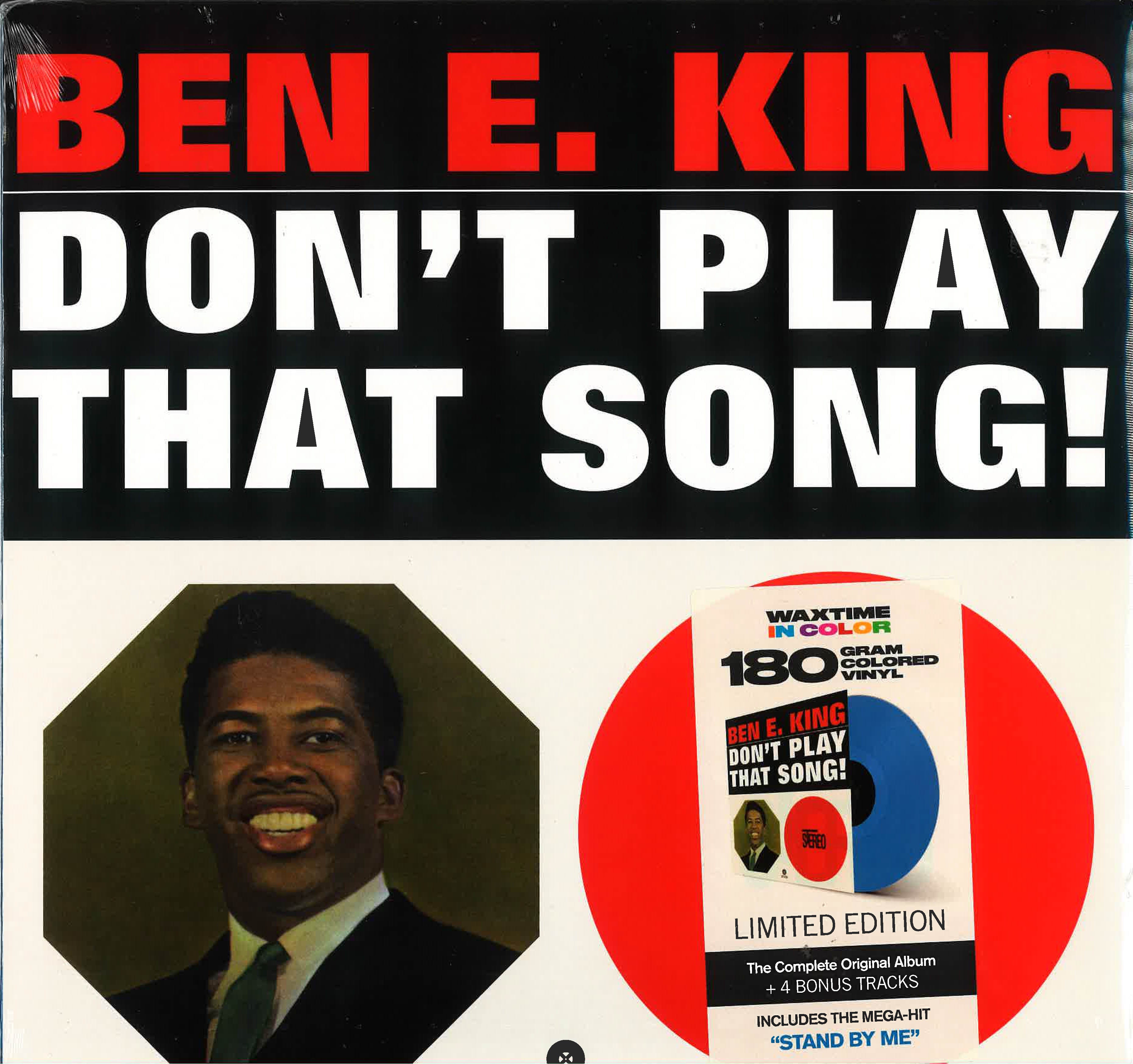 BEN E. KING (ベン E. キング) - Don't Play That Song (EU 限定復刻再発180g「ブルーVINYL」 LP) '62年ソロ・サードアルバム