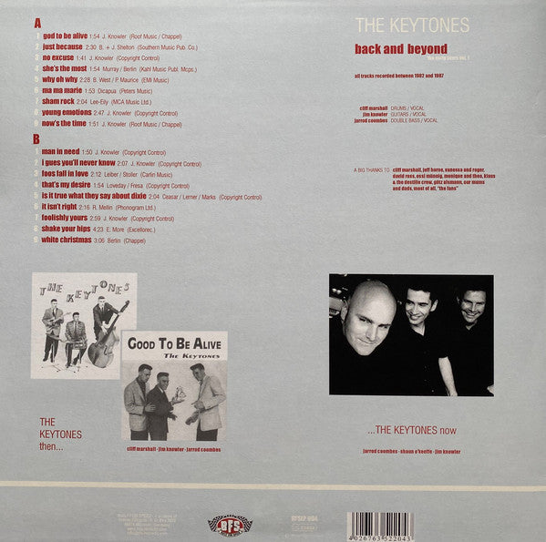 KEYTONES, THE (ザ・キートーンズ) - Back And Beyond - The Early Years Vol.1 (German 限定復刻再発 LP/NEW)