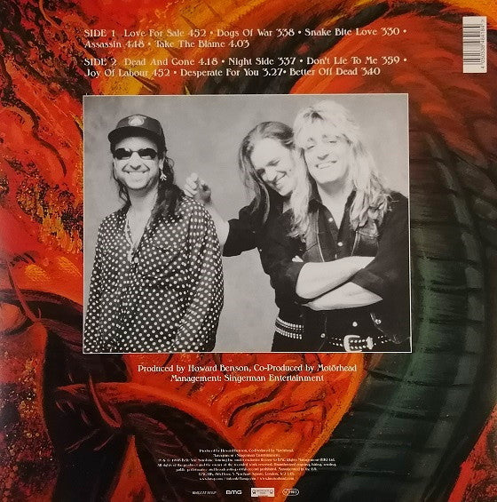 MOTORHEAD (モーターヘッド) - Snake Bite Love (EU Ltd.Reissue LP/ New)