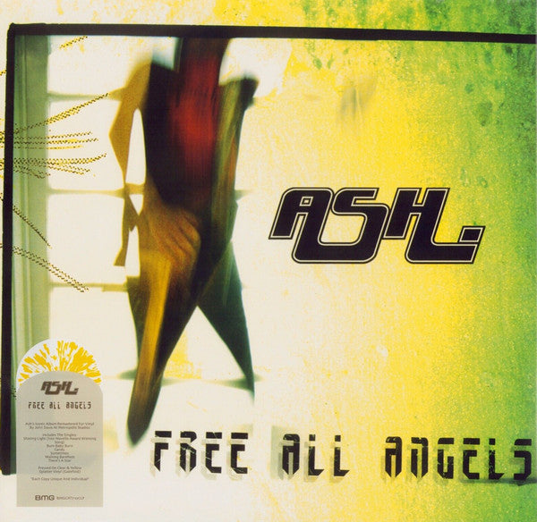 ASH (アッシュ) - Free All Angels (EU 限定復刻リマスター再発クリア&イエロー・スプラッターヴァイナル LP/NEW)