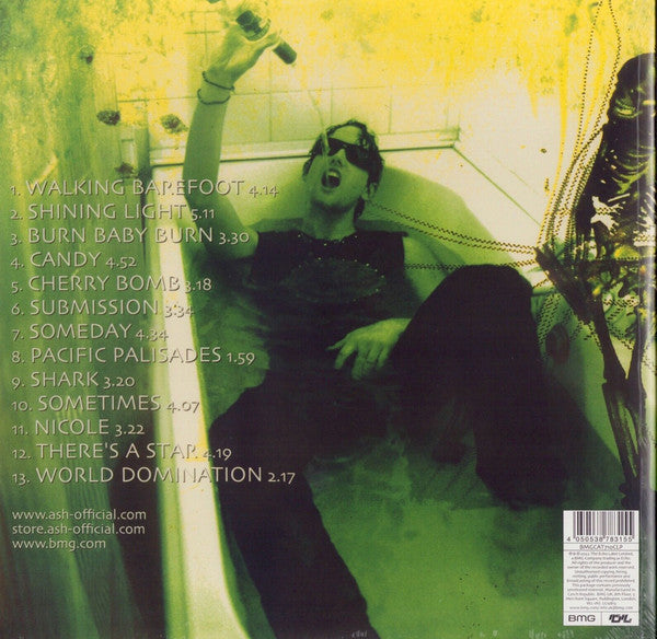 ASH (アッシュ) - Free All Angels (EU 限定復刻リマスター再発クリア&イエロー・スプラッターヴァイナル LP/NEW)