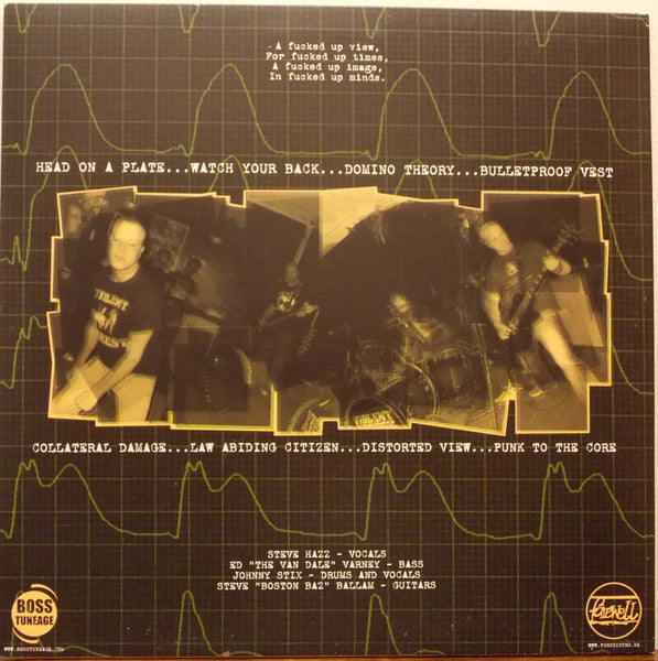 VIOLENT ARREST (バイオレント・アレスト) - Distorted View (UK Ltd.Green & Black Splatter Vinyl LP/ New)