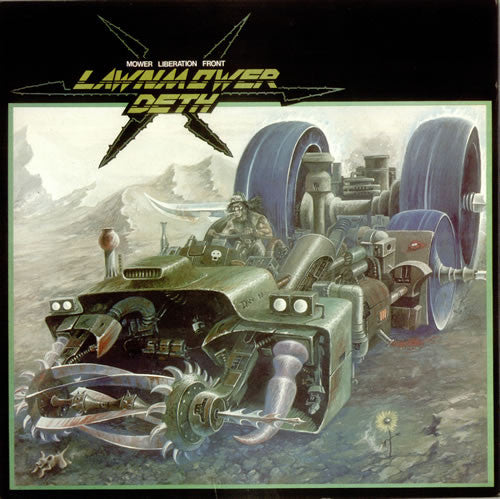 LAWNMOWER DEATH / METAL DUCK (ラァンマァウアー・デス / メタル・ダック) - Mower Liberation Front / Quack Em All (UK Ltd.Reissue LP 「廃盤 New」 )