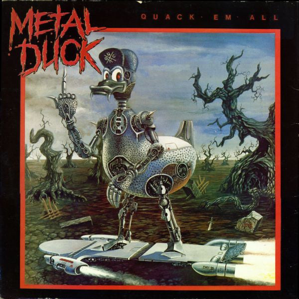 LAWNMOWER DEATH / METAL DUCK (ラァンマァウアー・デス / メタル・ダック) - Mower Liberation Front / Quack Em All (UK Ltd.Reissue LP 「廃盤 New」 )
