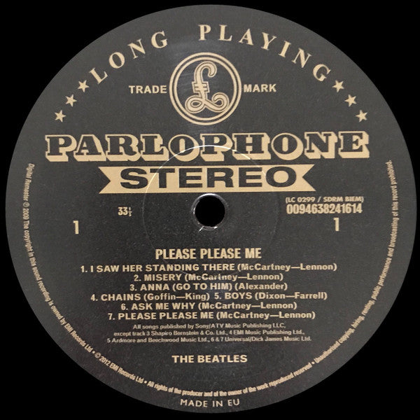 BEATLES (ビートルズ) - Please Please Me (EU 限定リマスター再発 180g ステレオ LP/New)
