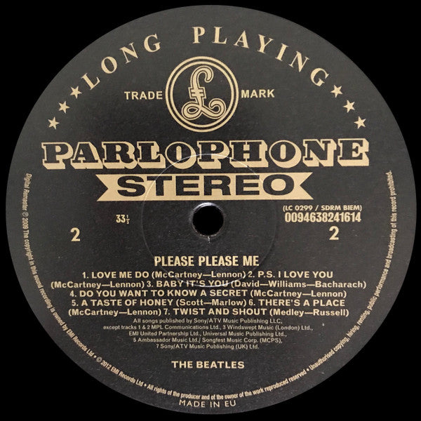BEATLES (ビートルズ) - Please Please Me (EU 限定リマスター再発 180g ステレオ LP/New)