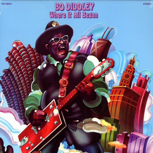 BO DIDDLEY (ボ・ディドリー) - Where It All Began (US 限定復刻再発 LP/New) '72年FUNK怪作第3弾アルバム!