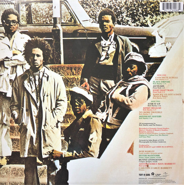 BOB MARLEY & THE WAILERS (ボブ・マーリー & ザ・ウェイラーズ) - Catch A Fire (EU 限定復刻リマスター再発180g LP/ New)