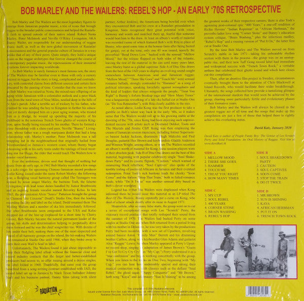 BOB MARLEY & THE WAILERS (ボブ・マーリー & ザ・ウェイラーズ) - Rebel's Hop (An Early 70's Retrospective) (EU Limited 2xLP/New)