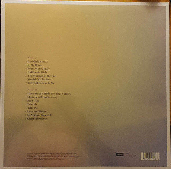 BRIAN WILSON (ブライアン・ウィルソン) - At My Piano (EU 限定リリース・アナログ LP/New) ピアノ・インスト・アルバム!