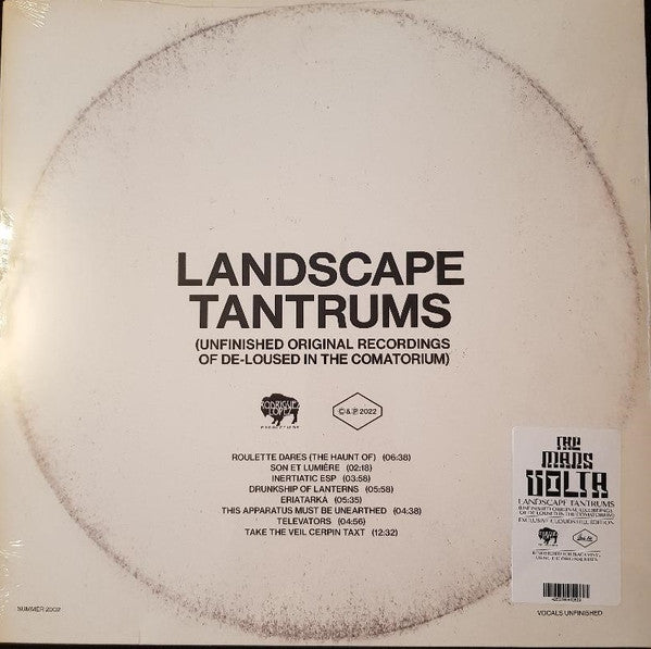 MARS VOLTA, THE (マーズ・ヴォルタ) - Landscape Tantrums - Unfinished Original Recordnings Of De-Loused In The Comatorium (US 限定 LP/NEW)