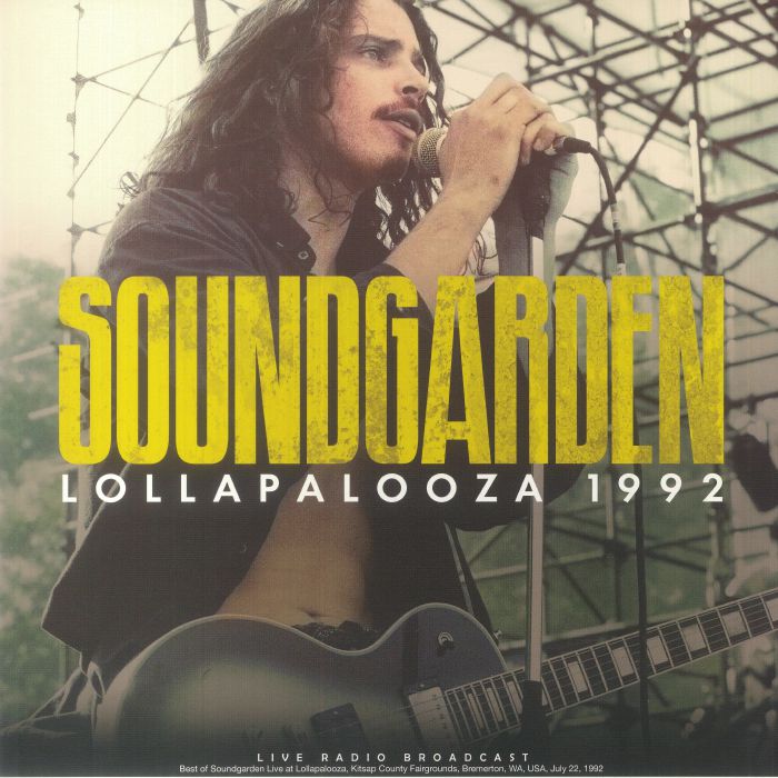 SOUNDGARDEN (サウンドガーデン) - Lollapalooza 1992 Live Radio Broadcast (EU 限定リリース180グラム重量 LP/NEW)