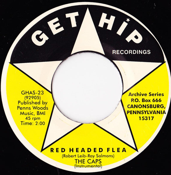 CAPS, THE (ザ・キャップス) - Red Head Flea / Daddy Dean (US 限定ジャケ付再発 7"/New) ラスヴェガス・グラインド系R&Rインスト