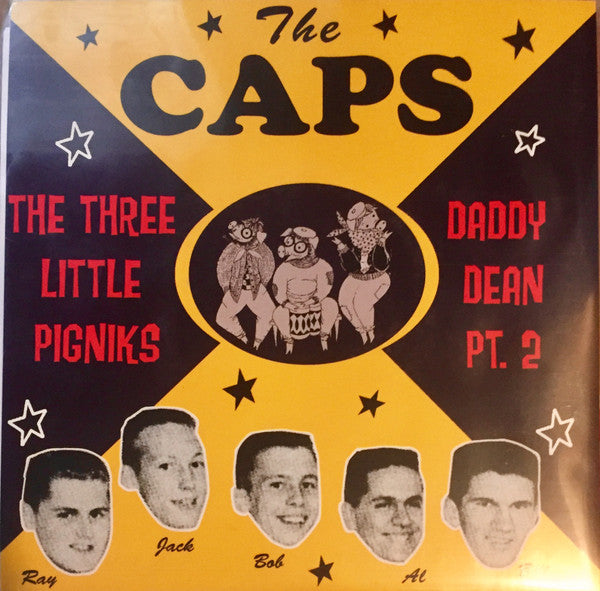 CAPS, THE (ザ・キャップス) - The Three Little Pigniks (US 限定ジャケ付再発 7"/New)