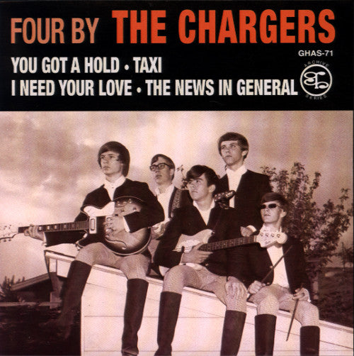 CHARGERS, THE (ザ・チャージャーズ) - Four By The Chargers EP (US limited reissue 7" with jacket/New) Cult garage band